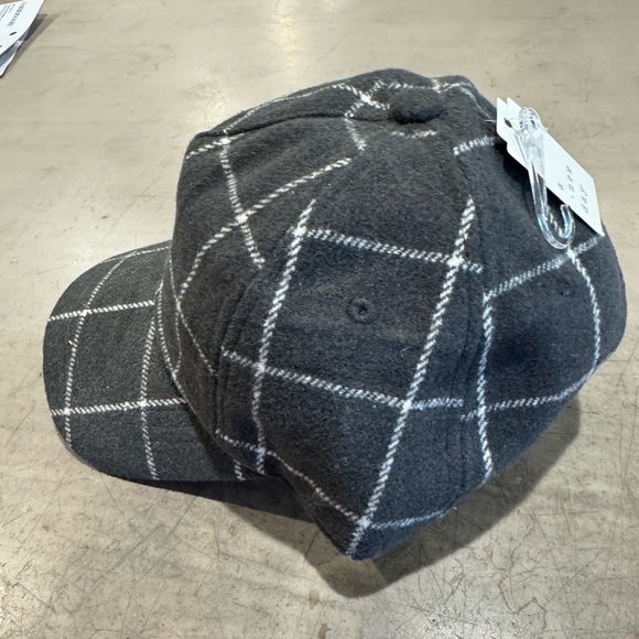 CUTE brand new adjustable cap! Grey w/ white grid pattern.See pic4 more details - Picture 8 of 10
